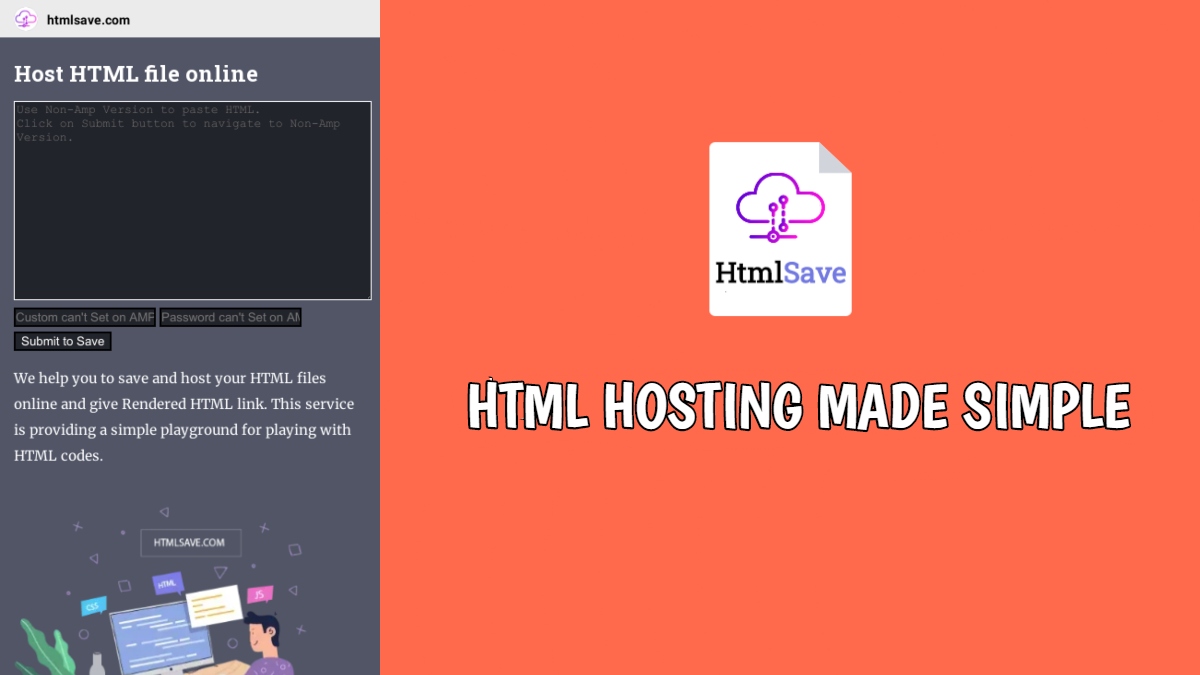 title image of Host static html ...